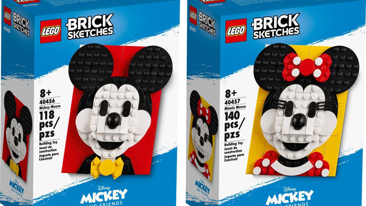 LEGO® Brick Sketches - Miki i Minnie